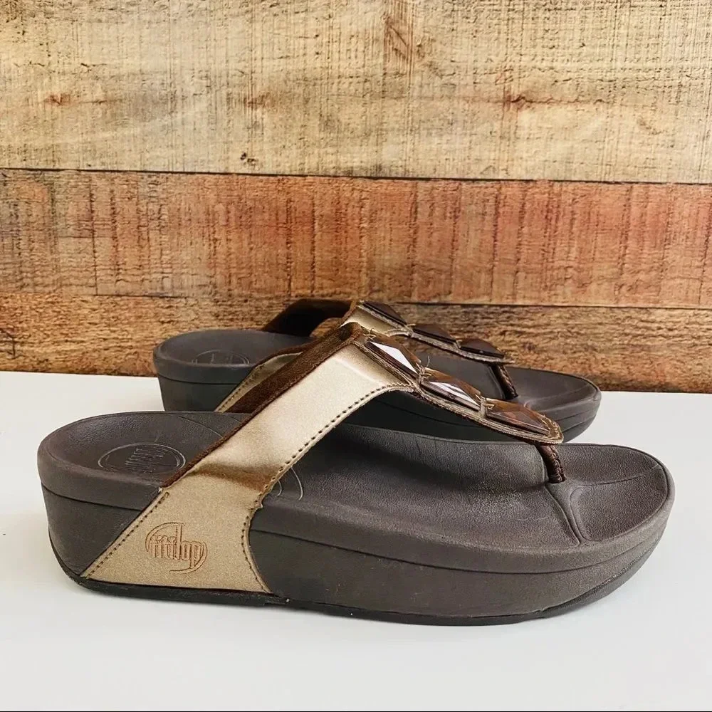 Fitflop Pietra Bronze Sandals